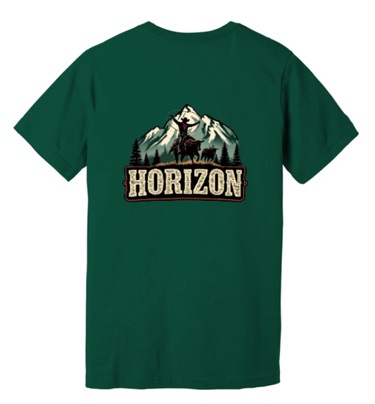 Chandail HORIZON vert fort