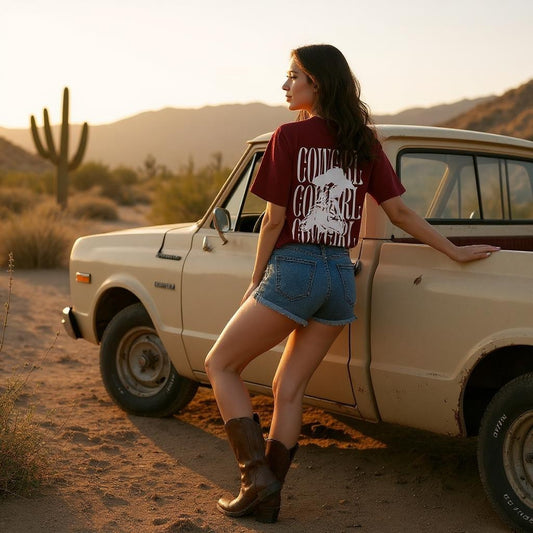 T-shirt femme HW COWGIRL