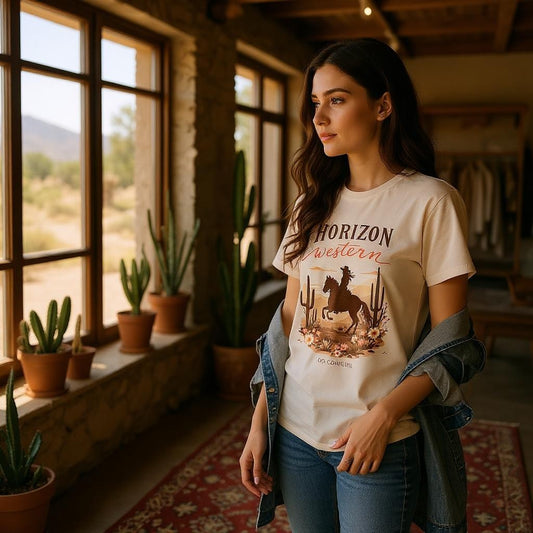 T-shirt femme HW biege