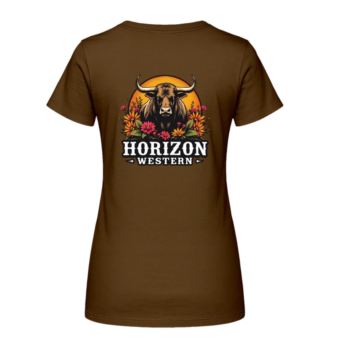 T-shirt femme HW brun