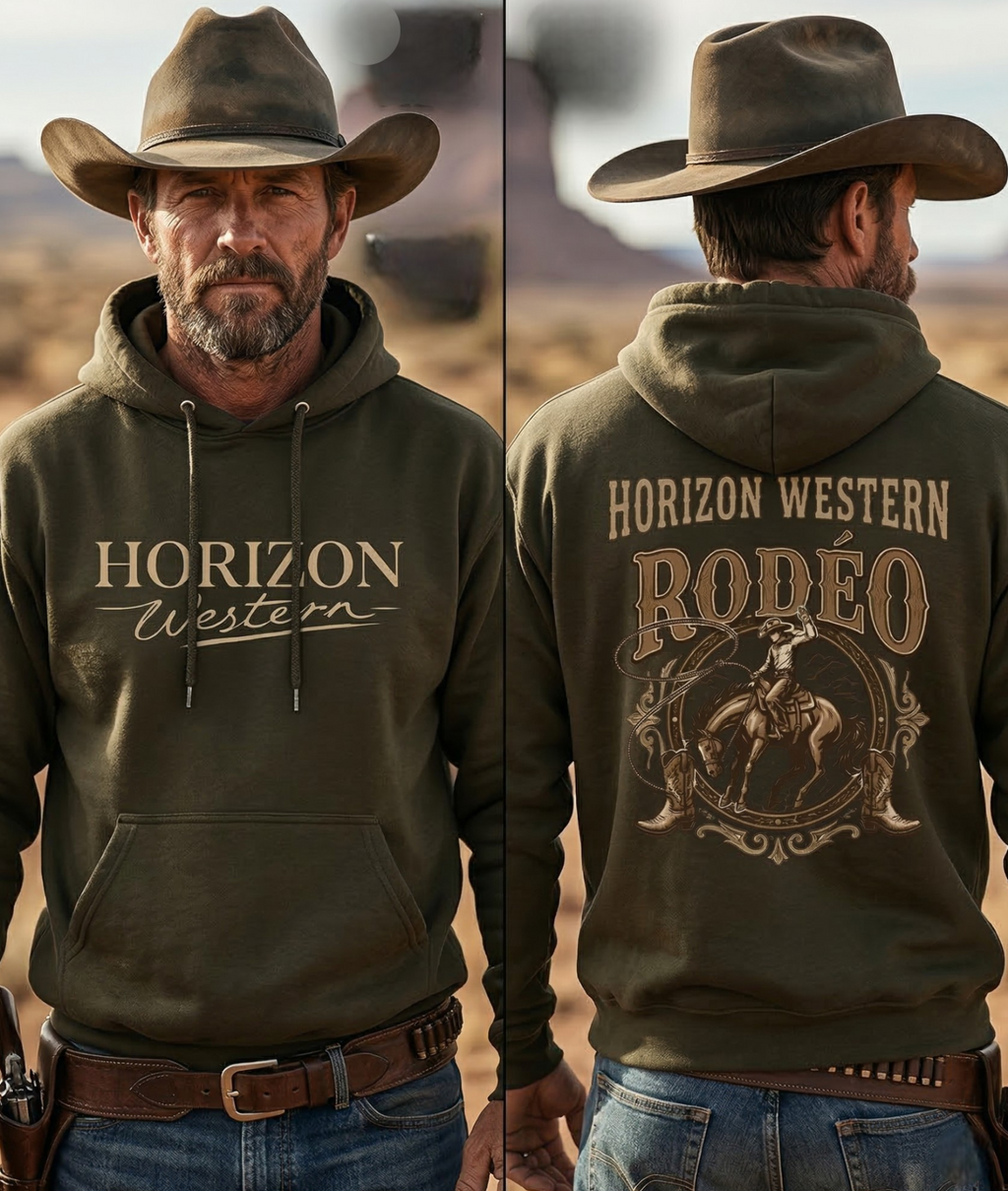 HOODIE HW RODÉO Brun