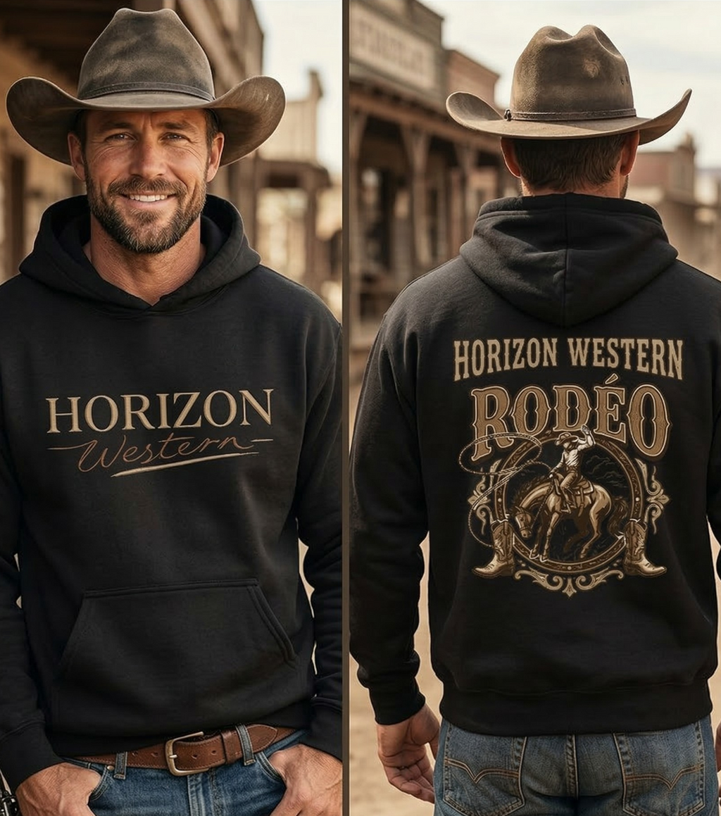 HOODIE HW rodéo noir