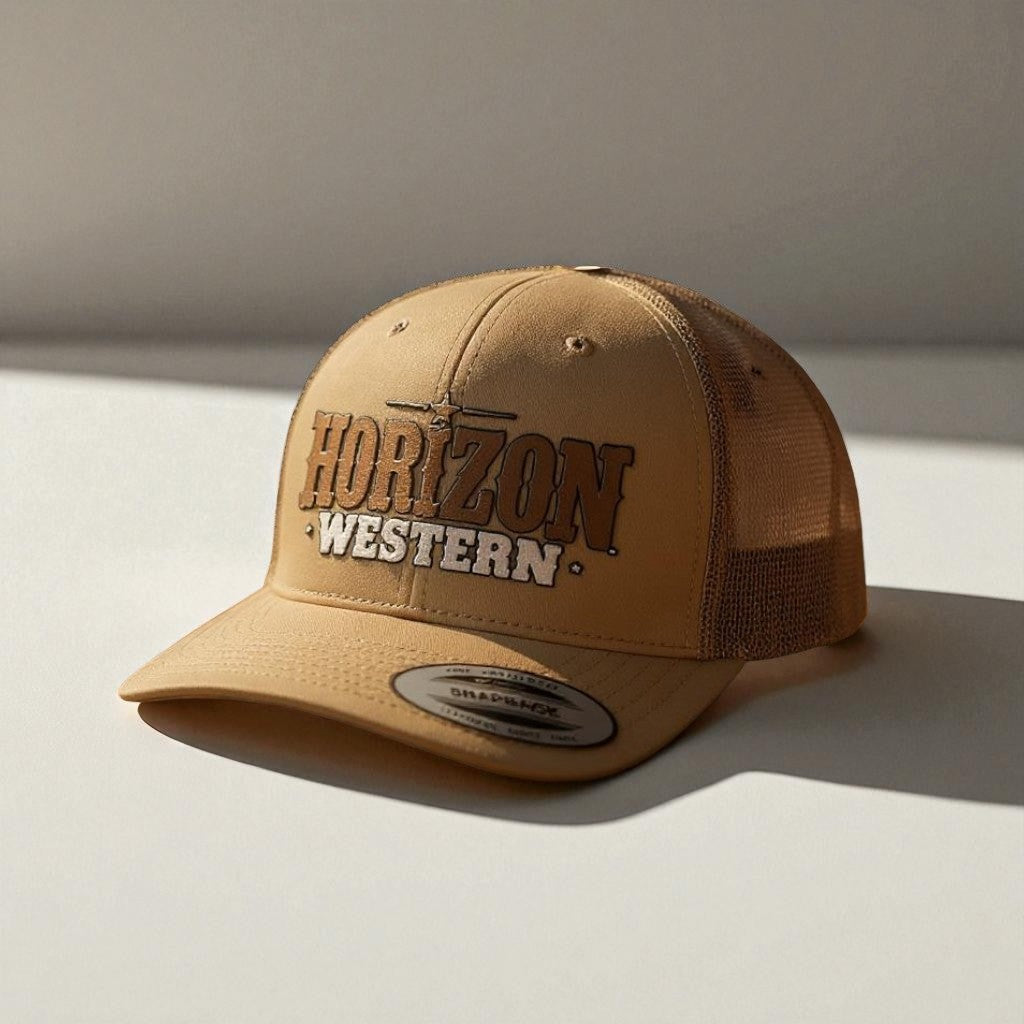 Casquette HW Brun pâle / blanc