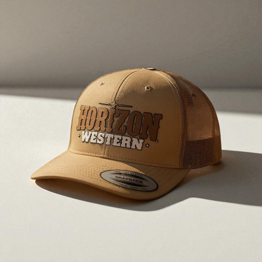 Casquette HW Brun pâle / blanc