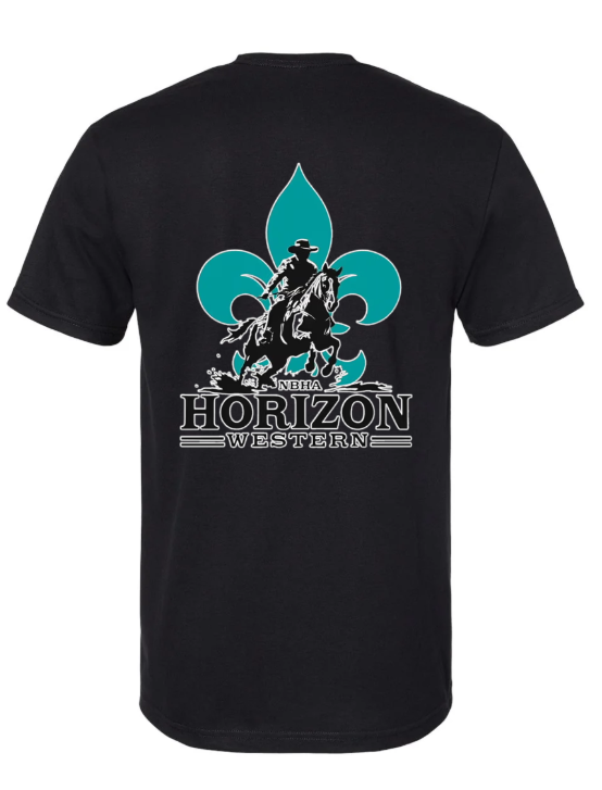 T-shirt HOMME NBHA QC NOIR / TURQUOISE