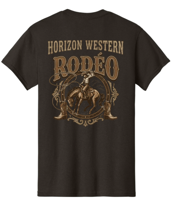 T-shirt HOMME HW Rodéo brun
